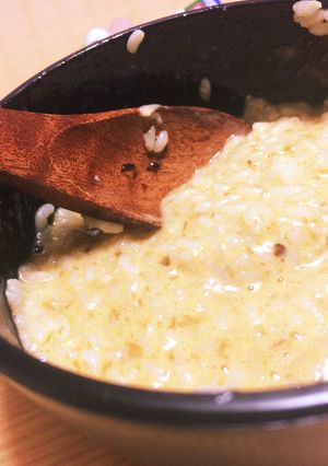 簡単夜食！ のりチーズ卵かけご飯-レシピのメイン写真