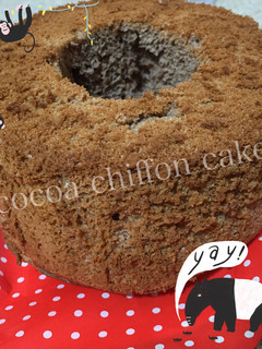 ♡ココアシフォンケーキ♡-レシピのメイン写真