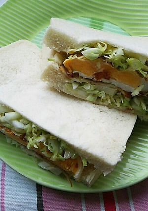 朝ごはんにがっつりサンド-レシピのメイン写真
