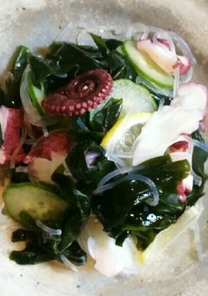 タコと春雨の酢の物-レシピのメイン写真