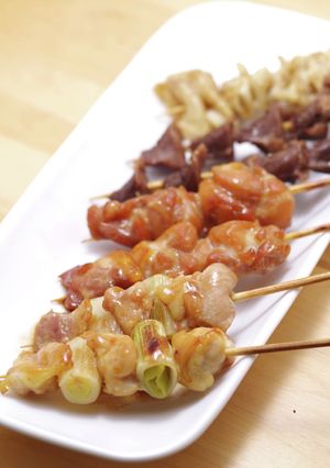 ヘルシオで簡単！串が焦げない焼き鳥！-レシピのメイン写真