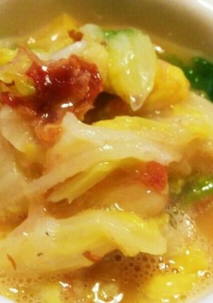 白菜たまごダレ。TKGのアレンジにも♪-レシピのメイン写真