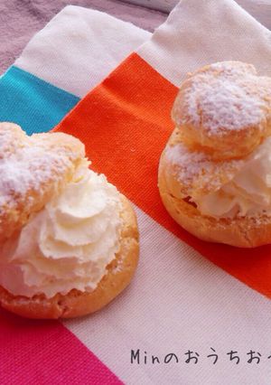 ココナッツオイルで♪簡単！シュークリーム-レシピのメイン写真