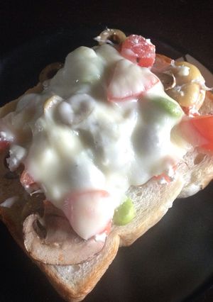 しらすとトマトのサラダトースト-レシピのメイン写真