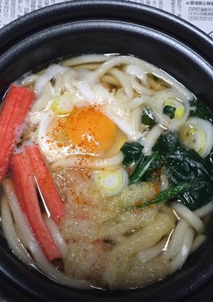 【簡単】鍋焼きうどん-レシピのメイン写真