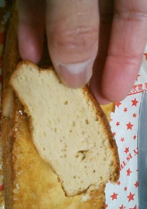 我が家のカステラ*リットル牛乳パックで-レシピのメイン写真