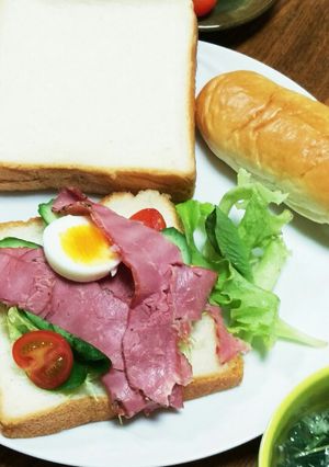 パストラミビーフの食パンサンド♪-レシピのメイン写真