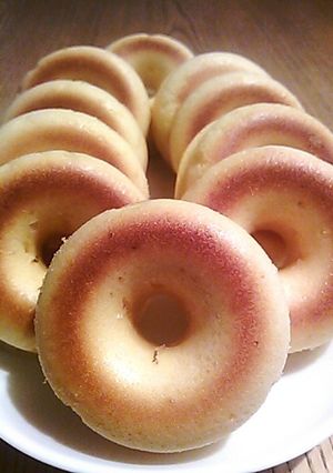 優しい味の焼きドーナツ♪-レシピのメイン写真