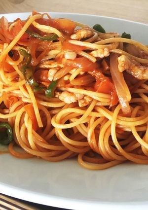 クローン病★旦那のためのナポリタン-レシピのメイン写真