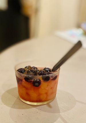 ブルーベリーとアイスボックスのフローズンデザート-レシピのメイン写真