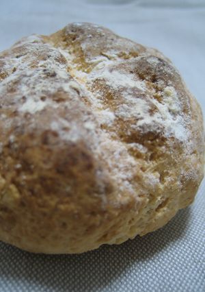 材料３つ★発酵なしの薄力粉パン♪-レシピのメイン写真