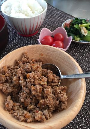 野菜たっぷり 激ウマ肉そぼろ-レシピのメイン写真