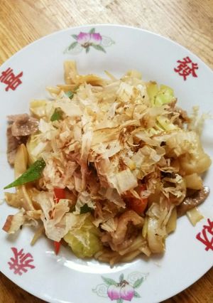 きしめん焼きうどんソース味-レシピのメイン写真