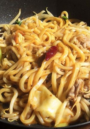 炒めるだけ！怪味焼きうどん-レシピのメイン写真