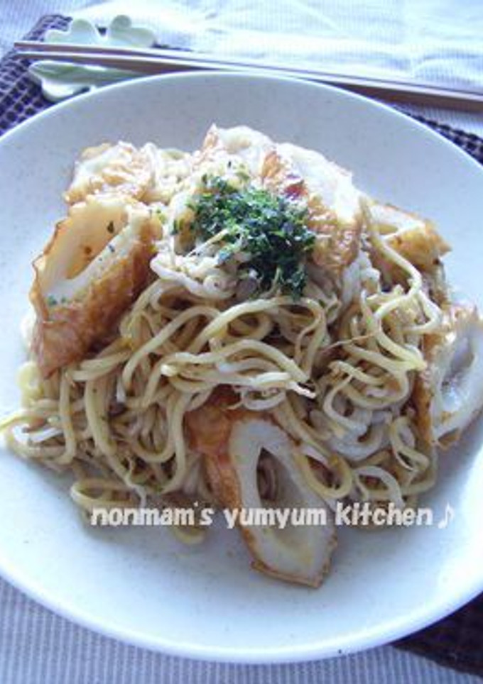 簡単✿もやしとちくわのオイマヨ焼きそば-レシピのメイン写真