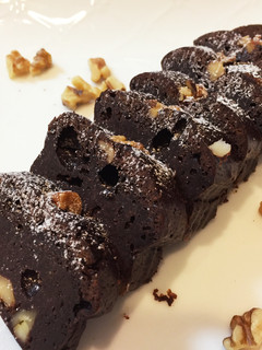 濃厚クルミ入りチョコテリーヌ-レシピのメイン写真