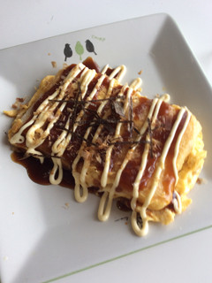 お餅で簡単お好み焼き 卵ver.-レシピのメイン写真