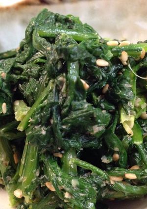 食べやすい！春菊の胡麻和え-レシピのメイン写真