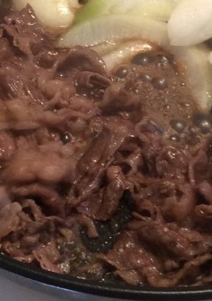 すき焼きの割り下と焼き方-レシピのメイン写真