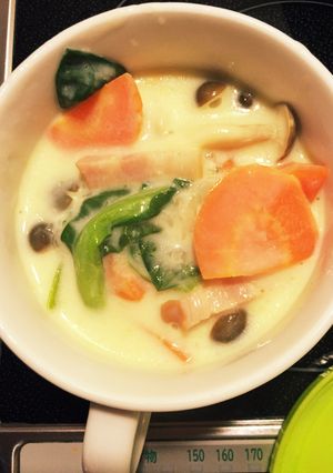 ほうれん草とベーコンのクリーム煮-レシピのメイン写真