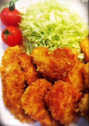 簡単！焼くだけ！むね肉のカレーパン粉焼き-レシピのメイン写真