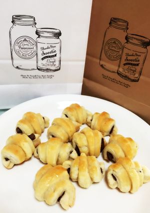 簡単チョコパイ！クロワッサン風♩-レシピのメイン写真