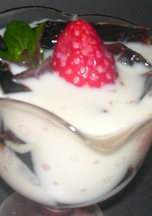コーヒー寒天inココナッツミルク-レシピのメイン写真