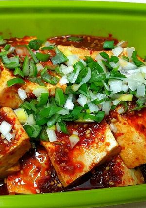 韓国の常備おかず！豆腐の煮物（두부조림）-レシピのメイン写真