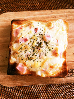みんな大好きチーズベーコントースト-レシピのメイン写真