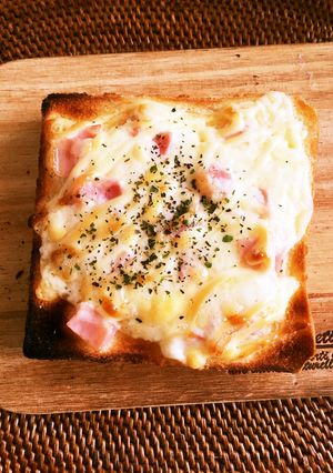 みんな大好きチーズベーコントースト-レシピのメイン写真