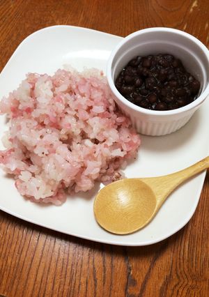 ひな祭りにぴったり☆いちごおこわ-レシピのメイン写真