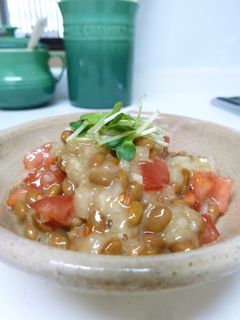 トマトと玉ねぎの納豆和え-レシピのメイン写真