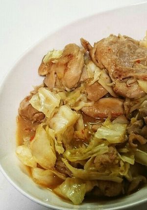 キャベツと鶏肉のけいちゃん焼き-レシピのメイン写真