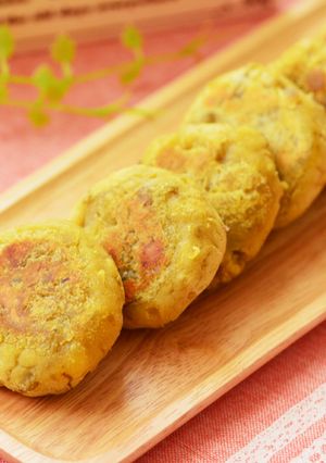 素材の味が生きてる！さつまいももち-レシピのメイン写真