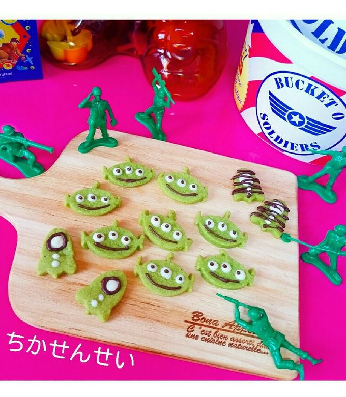 リトルグリーンメン＊エイリアンクッキー by ちかせんせい