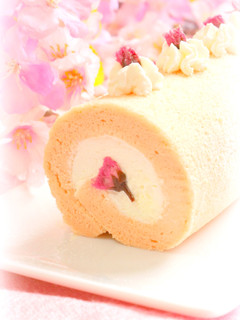 ✿桜のシフォンロール✿-レシピのメイン写真