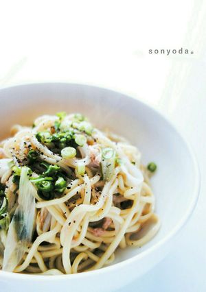 ﾂﾅとﾈｷﾞの塩焼きそば-レシピのメイン写真