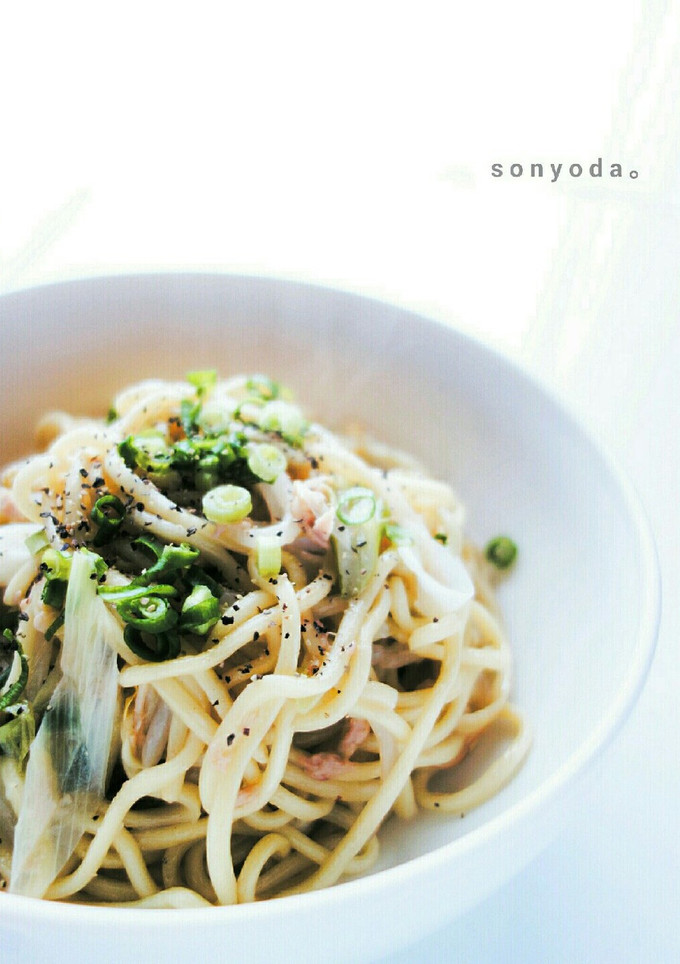 ﾂﾅとﾈｷﾞの塩焼きそば-レシピのメイン写真