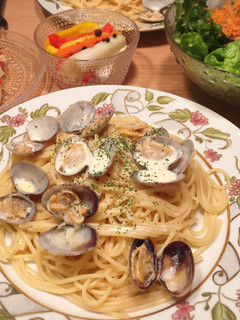 あさりのボンゴレクリームパスタ-レシピのメイン写真