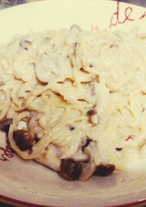 簡単雑クリームパスタ-レシピのメイン写真