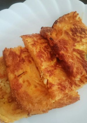 余ったナポリタンで☆卵焼き-レシピのメイン写真