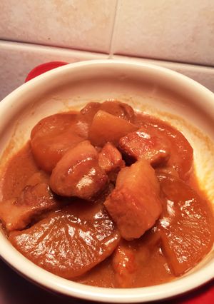 主人が絶賛★豚バラ肉と大根の味噌煮★-レシピのメイン写真