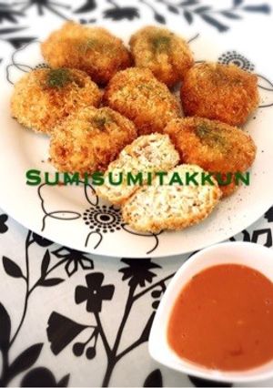 節約♪お好み焼き風ふんわりコロッケ☆-レシピのメイン写真