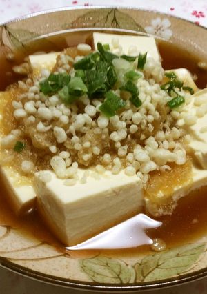 温かい豆腐のおろしがけ♪-レシピのメイン写真