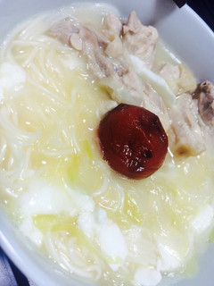 鶏白湯スープ!にゅうめん-レシピのメイン写真