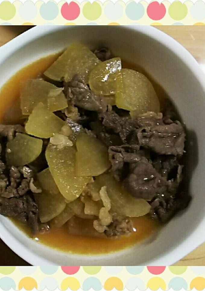 大根と牛肉の中華炒め煮-レシピのメイン写真