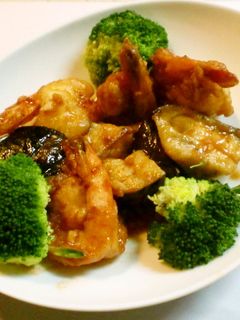 茄子とエビのケチャップ炒め-レシピのメイン写真