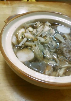 一人鍋で芋煮会-レシピのメイン写真