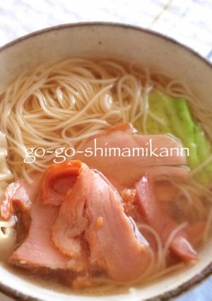 ✿ちゃんどら 冬の素麺-レシピのメイン写真