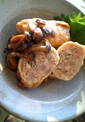 油揚げバーグの甘辛煮-レシピのメイン写真